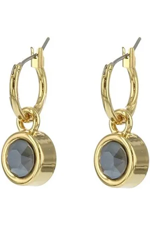 Biba 80354 Oorhangers goud Dark Grey
