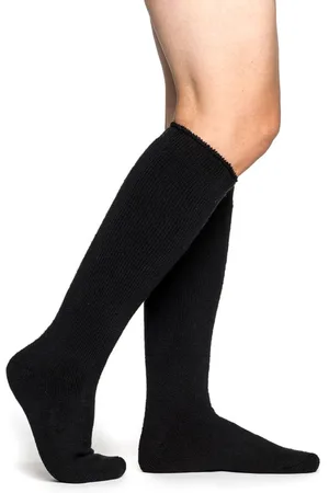 Woolpower Merino Sokken Knee-High 600 - Black
