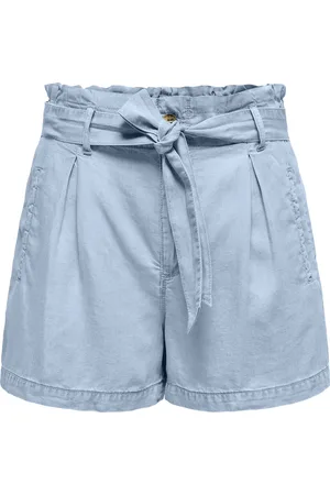 ONLY ONLCHARIS LIFE HW BELT SHORTS CC WVN - Dames - Bermuda shorts