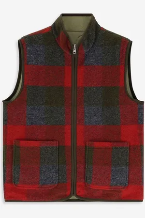 Sissy-Boy Rood geblokte reversible bodywarmer