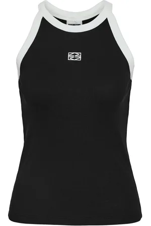 Noisy May Top Nmjudy S/l Tank Top Jrs Fwd 27034426 Black/bright White Dames