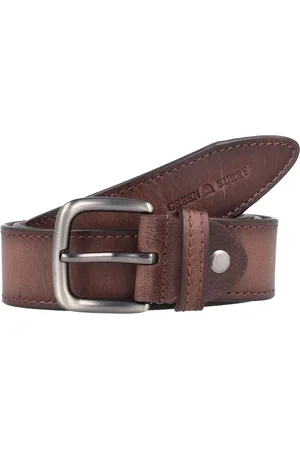Greenburry Riem leer - Jongens - 95 cm - braun