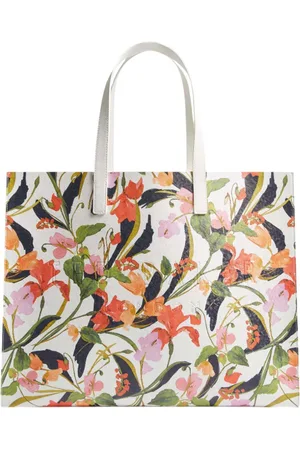 Ted Baker Shopper Schoudertas Florish Floral Printed Extra Large Icon Bag Crème Kleurrijke