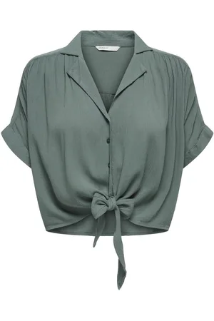 ONLY ONLPAULA LIFE S/S TIE SHIRT WVN NOOS Dames Blouse