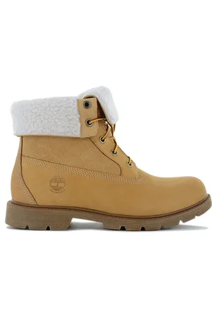 Timberland Linden Woods WP Fleece Fold Down - Dames Winter Laarzen Boots Schoenen Gevoerd Leer Wheat TB0A1KGC-231