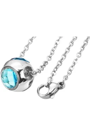Amanto Ketting Danya Blue - 316L Staal PVD - Ø12mm - 50cm