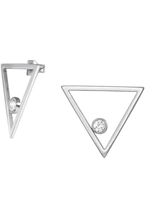 Amanto Oorbellen Boyke - 316L Staal - Driehoek - 21x18mm