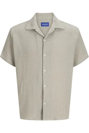 JACK & JONES JACK&JONES JORCOBA STRIPE RESORT SHIRT SS SN Heren Overhemd