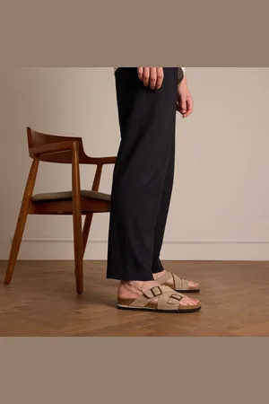 Manfield Heren - suède slippers