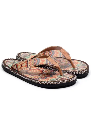 Goby Kleurrijk Patroon - Sandalen - Slippers - Hoge kwaliteit - Handmade