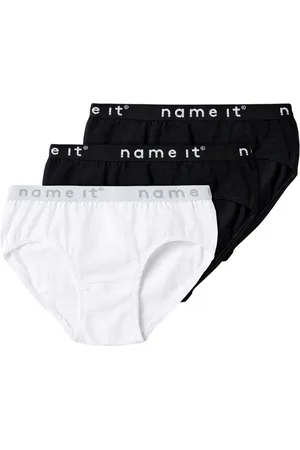 NAME IT Meisjes slips - 3-pack - Basic - Katoenen meisjes ondergoed - 92