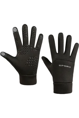 Merkloos Touchscreen-handschoenen - voor dames en heren - fietshandschoenen - winddichte loophandschoenen - thermische handschoenen - winter - antislip - touchscreen - sporthandschoenen voor fietsen - hardlopen