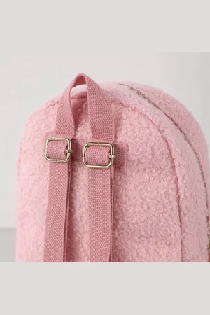 Merkloos Teddy kindertas - Teddy rugzak - Rugtas teddy - teddy rugzak kids - Schooltas - teddy schooltas - tas voor de opvang - baby - peuter - kleuter