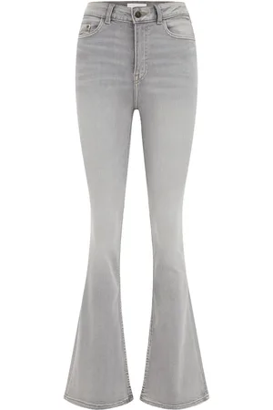 WE Fashion Dames flared jeans met stretch