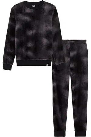 WE Fashion Jongens fleece pyjama met dessin