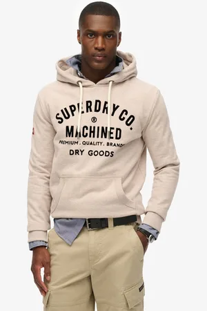 Superdry Workwear hoodie met flockprint - Heren - Hoodies
