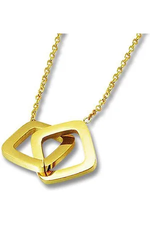 Amanto Ketting Eise G - 316L Staal - Geometrisch - 13x13mm - 50cm