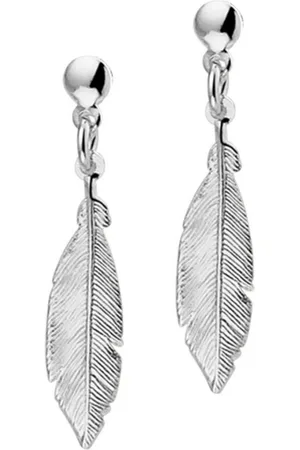 The Jewelry Collection Oorhangers veer zilver gerhodineerd 1323926