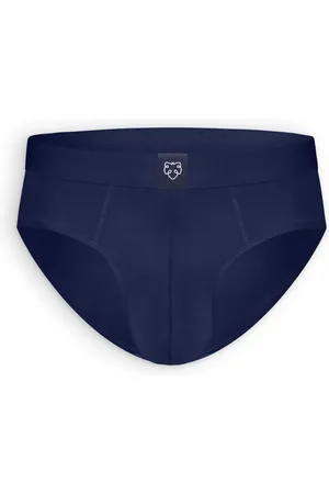 A-dam Men Navy - Onderbroek - Ondergoed - Brief - Organisch Katoen - Regular Fit - Vegan - Heren - Mannen - Donkerblauw - XL