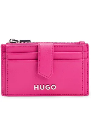 HUGO BOSS Kaarthoes Mel Zip Card Holder Zwart