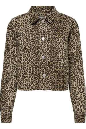 ONLY Jas Onlnaomi Aop Jacket Otw 15347129 Toasted Coconut/leo Dames