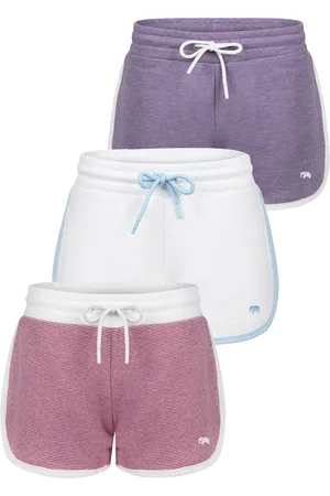 Felix Hardy Jogger Short - Sweatshort - Korte Broek - Sport Broek - Bermuda Katoen - 3 Pack Dames - Xl