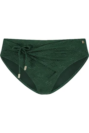 Beachlife Green Embroidery Dames Bikinibroekje