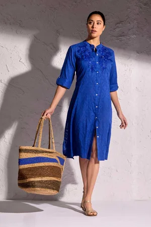 David Cipro Romina Jurk Royal Blue XL