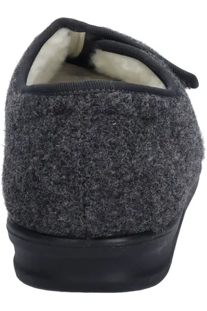 Josef Seibel Belfort 85 W | Hausschuh für Herren | Grau