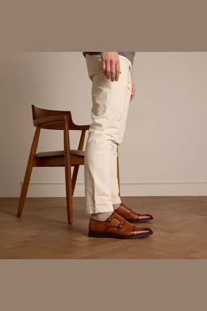 Manfield Heren - leren gespschoenen