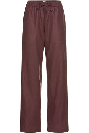 Camel Active Broek met relaxed fit van een linnenmix