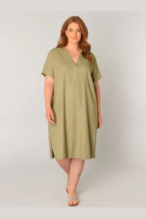 Base Level CURVY Yacinthe Dresses - - maat 1(48)