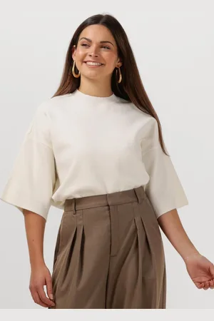 Minus Lupi Knit T-shirt Tops & T-shirts Dames - Shirt -