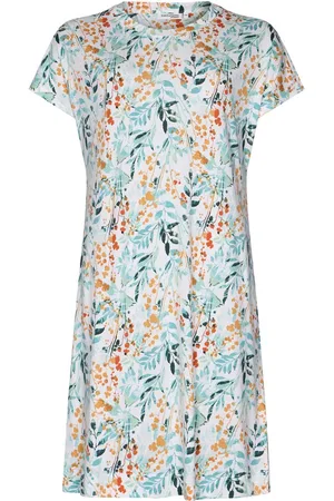 Pastunette Dames Nachthemd Premium - Watercolor Leaves - Katoen/Modal