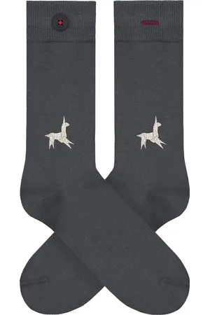 A-dam Origami - Sokken - Sok - Biologisch Katoen - Vegan - Heren en Dames - Grijs - 36-40
