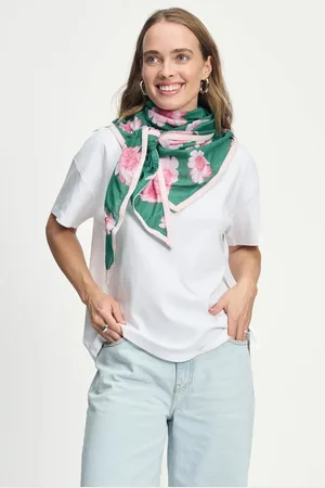 POM Amsterdam Shawl POM - Meadow Flowers Green - sp9210