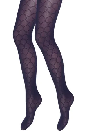 Merkloos Panty - Argyle - - Geruit motief