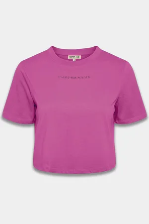 Harper & Yve T-shirt Croppedlogo Ss Hs25y310 929 Vivid Viola Dames