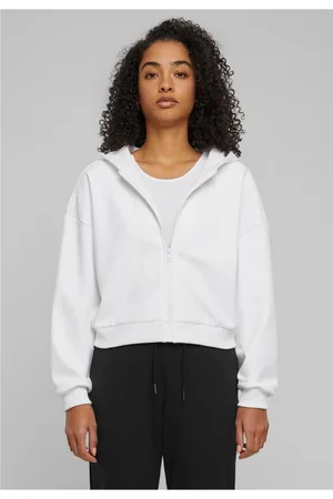 Urban classics Cozy Short Vest met capuchon - M