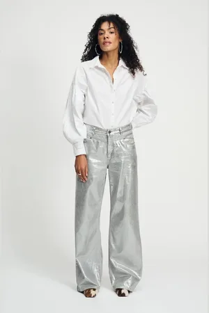 POM Amsterdam Jeans - Shimmer Denim Grey - sp9115
