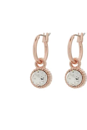 Biba 8923 Oorhangers rosé Crystal