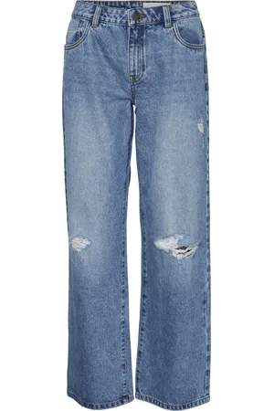 Noisy May NMAMANDA NW DEST JEANS VI141LB Dames Wide Leg fit Jeans