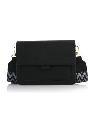 Merkloos Schoudertas Sophie - tas met suède look - luxe schouderband - verwisselbare schouderband - BG567