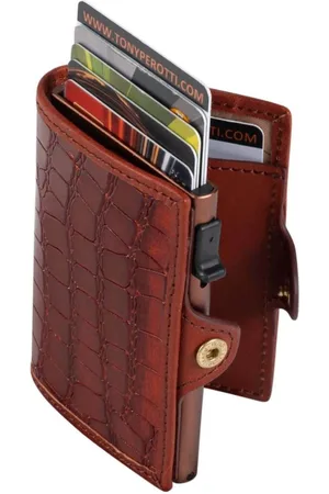 Tony Perotti Pasjeshouder Furbo Croco VC/CC/4000CG bruin