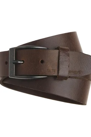 Lee Lederen Riem Mannen Old Silver - - L85