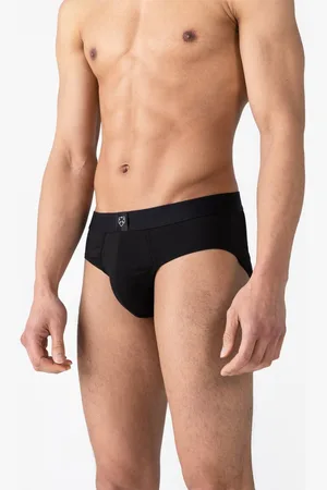 A-dam Men Solid - Onderbroek - Ondergoed - Brief - Organisch Katoen - Regular Fit - Vegan - Heren - Mannen - Zwart - XXL