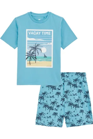 WE Fashion Jongens pyjama met opdruk