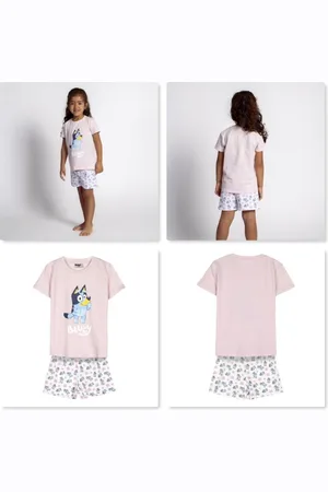 Bluey Pyjama "" Single Jersey short kids series 6 Jaar