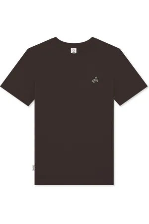 A-dam Cap Adam Chocolate - T-shirt - Katoen - Korte Mouw - Heren - Donker Bruin - S