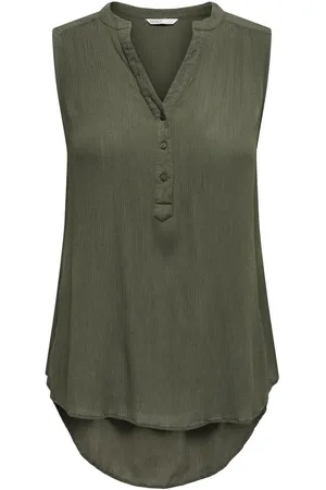 ONLY ONLJETTE LIFE S/L TOP WVN NOOS Dames Tanktop